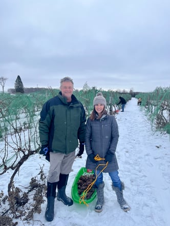 Steve & Maria - Ice WIne Harvest